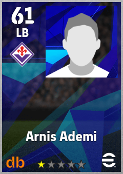 Arnis Ademi — LB, OVR 61, MAX 61