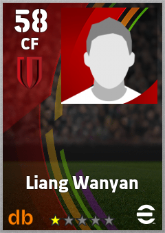 Liang Wanyan — CF, OVR 58, MAX 58