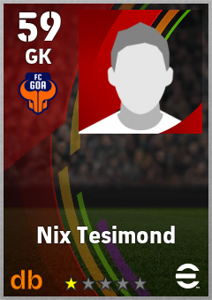 Nix Tesimond — GK, OVR 59, MAX 59