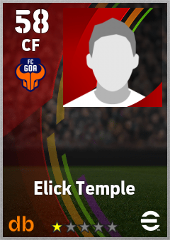 Elick Temple — CF, OVR 58, MAX 58