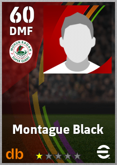 Montague Black — DMF, OVR 60, MAX 60
