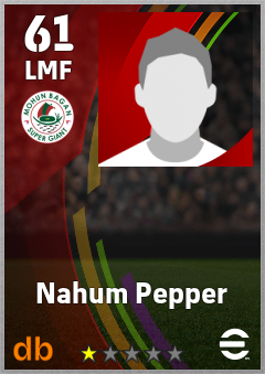 Nahum Pepper — LMF, OVR 61, MAX 61