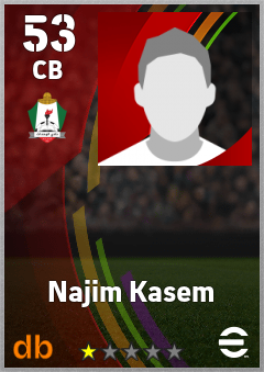 Najim Kasem eFootball player card