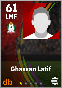 Ghassan Latif — LMF, OVR 61, MAX 61