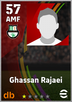 Ghassan Rajaei — AMF, OVR 57, MAX 57