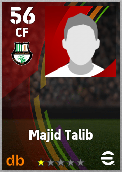 Majid Talib — CF, OVR 56, MAX 56