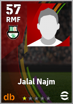 Jalal Najm — RMF, OVR 57, MAX 57