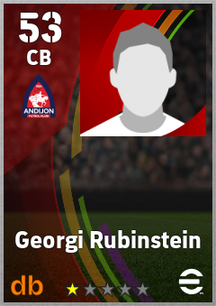Georgi Rubinstein eFootball player card