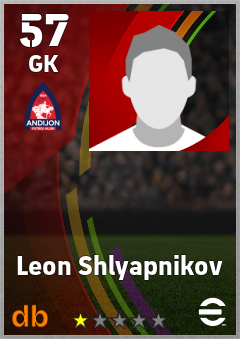 Leon Shlyapnikov — GK, OVR 57, MAX 57