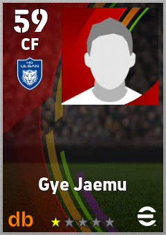 Gye Jaemu — CF, OVR 59, MAX 59