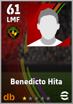 Benedicto Hita — LMF, OVR 61, MAX 61