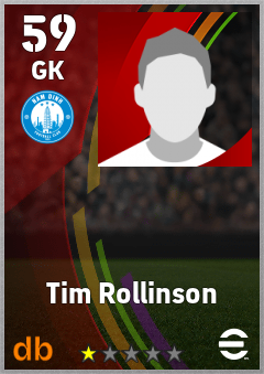 Tim Rollinson — GK, OVR 59, MAX 59