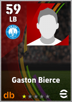 Gaston Bierce — LB, OVR 59, MAX 59