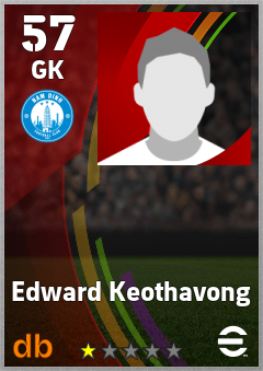 Edward Keothavong — GK, OVR 57, MAX 57