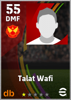 Talat Wafi — DMF, OVR 55, MAX 55