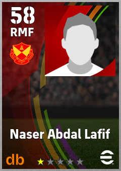 Naser Abdal Lafif — RMF, OVR 58, MAX 58