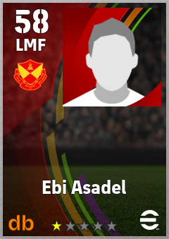 Ebi Asadel — LMF, OVR 58, MAX 58
