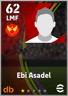 Ebi Asadel — LMF, OVR 62, MAX 62