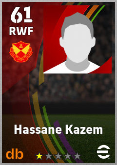 Hassane Kazem — RWF, OVR 61, MAX 61