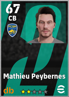 Mathieu Peybernes eFootball player card