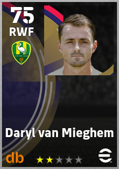 Daryl van Mieghem eFootball player card