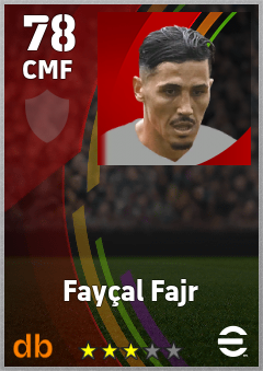 Fayçal Fajr — CMF, OVR 78, MAX 78
