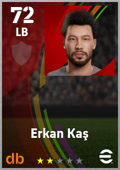 Erkan Kaş — LB, OVR 72, MAX 72