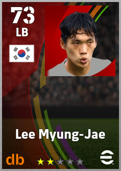 Lee Myung-Jae — LB, OVR 73, MAX 73