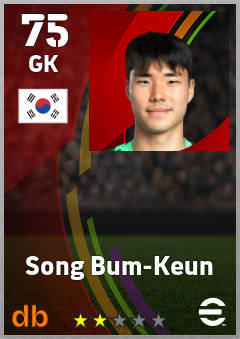 Song Bum-Keun — GK, OVR 75, MAX 75