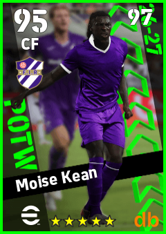 Moise Kean eFootball player card