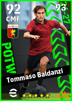 Tommaso Baldanzi — CMF, OVR 92, MAX 93