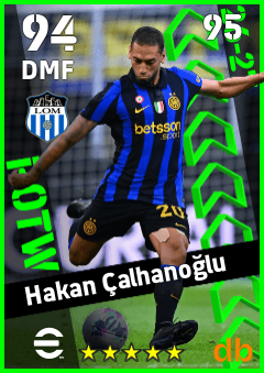 Hakan Çalhanoğlu — DMF, OVR 94, MAX 95
