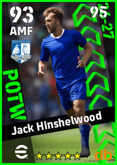 Jack Hinshelwood — AMF, OVR 93, MAX 95