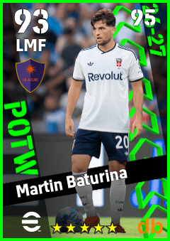 Martin Baturina — LMF, OVR 93, MAX 95