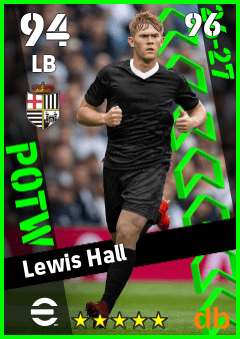 Lewis Hall — LB, OVR 94, MAX 96