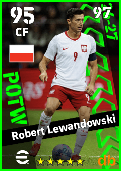 LEWANDOWSKI — CF, OVR 95, MAX 97