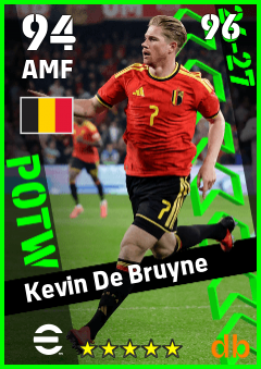 DE BRUYNE — AMF, OVR 94, MAX 96