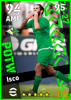 Isco — AMF, OVR 94, MAX 95