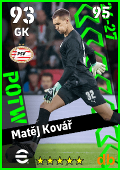 Matěj Kovář — GK, OVR 93, MAX 95