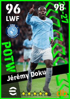 Jérémy Doku eFootball player card