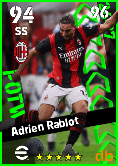 Adrien Rabiot — SS, OVR 94, MAX 96