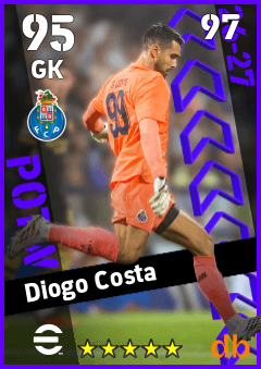 Diogo Costa — GK, OVR 95, MAX 97