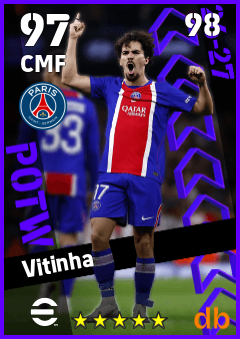 Vitinha — CMF, OVR 97, MAX 98
