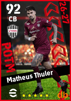 Matheus Thuler — CB, OVR 92, MAX 92