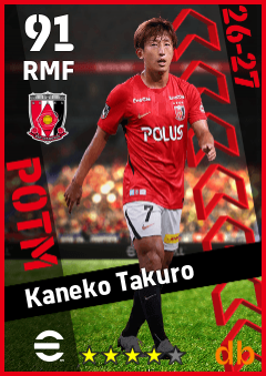 Kaneko Takuro — RMF, OVR 91, MAX 91