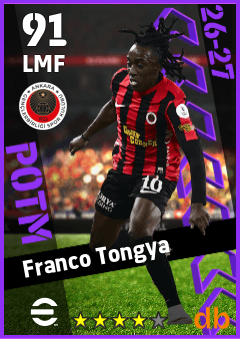 Franco Tongya — LMF, OVR 91, MAX 91