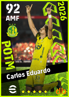 Carlos Eduardo — AMF, OVR 92, MAX 92