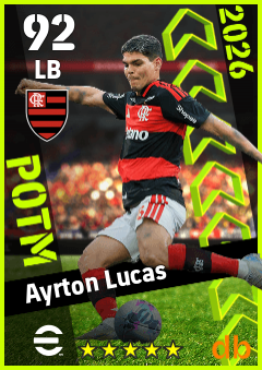 Ayrton Lucas — LB, OVR 92, MAX 92