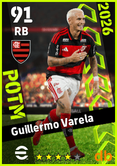Guillermo Varela — RB, OVR 91, MAX 91