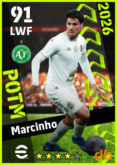 Marcinho — LWF, OVR 91, MAX 91